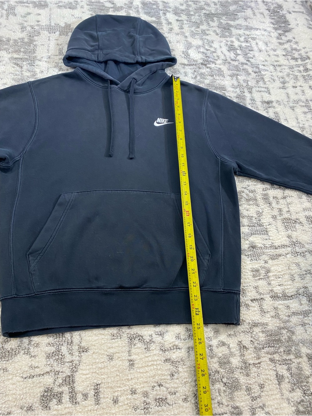 Black Nike Swoosh Hoodie - Picture 7 of 9